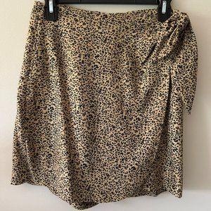 EP Pro Animal Print Golf Skort 100% Silk in Size 6